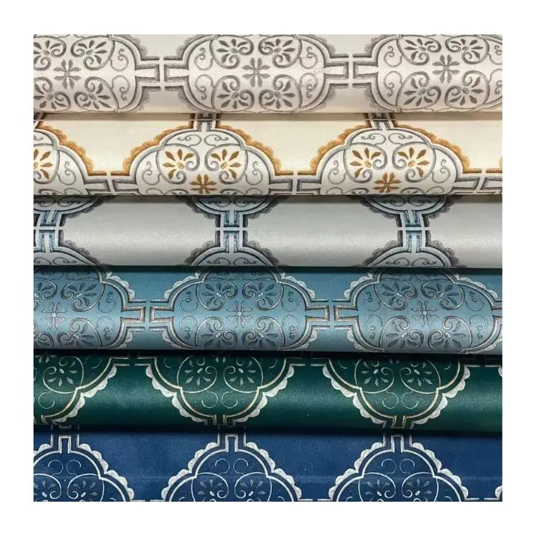 Chinese style new design printed velvet upholstery fabric for sofa