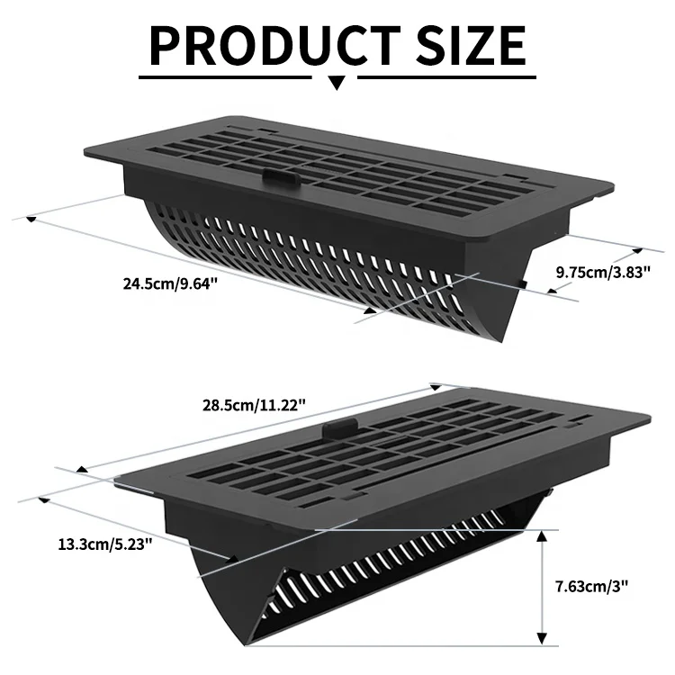 Wholesale High Quality Home Office Floor Vents Covers Vent Deflector Air Vents for Floor