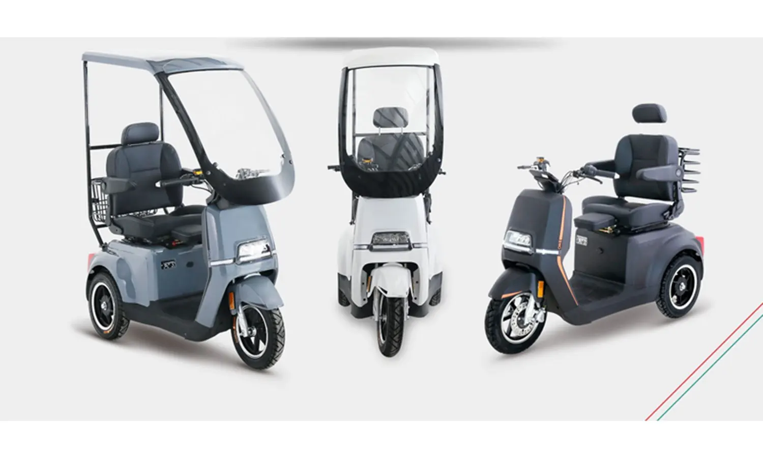 Electric tricycle 3 Wheel Electric Scooter Cabin scooter electric mobility scoote