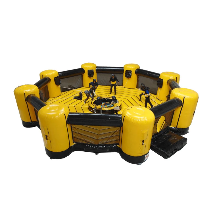 Популярный командный вид спорта надувные Bungees бег Голодные Бегемот чау вниз игры