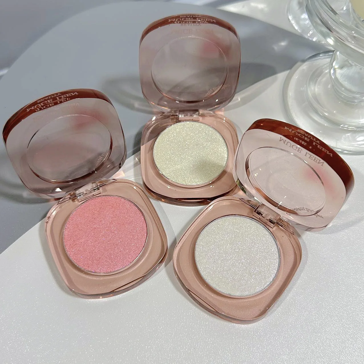 Private label 3 color  Multi - purpose makeup  highlight  blush  long-lasting waterproof custom logo maquillaje original