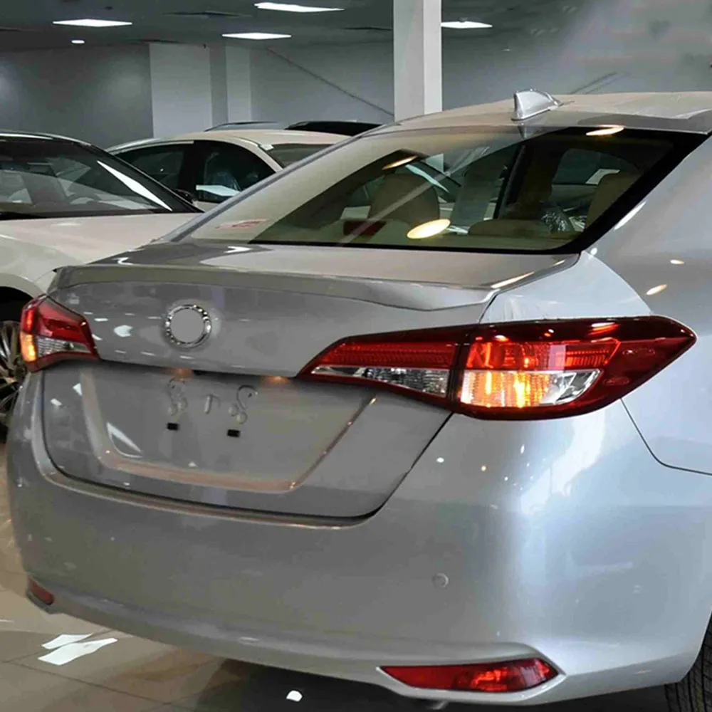 Car Accessories For Toyota Sedan Vios Yaris Rear Spoiler Wing LIP 2019+ ABS Material High Quality