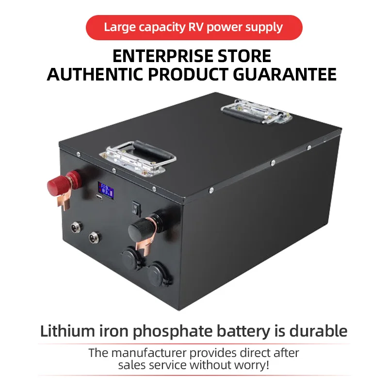 LCD Deep Cycle Lifepo4 Lithium ion Battery 12V 36v 48V 100Ah 150Ah 200Ah 300Ah Lihtium Battery for RV