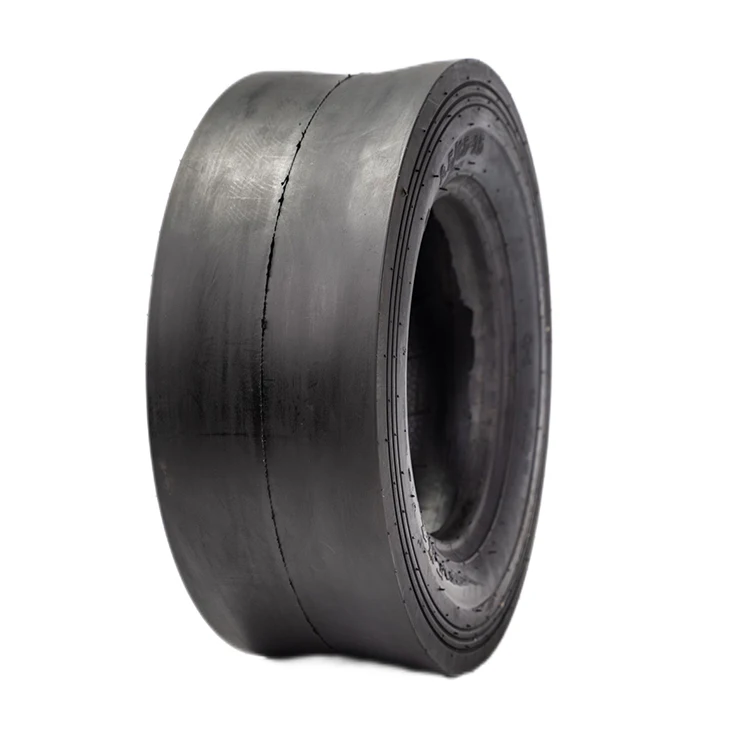 Made in China Tire Smooth Pattern Bias Tire Durable High Quality Road Roller Tire