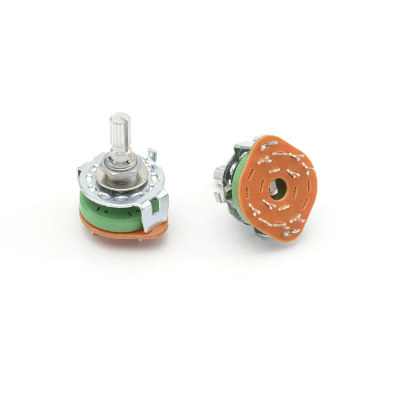 22mm double pole 5 position vertical  rotary switch