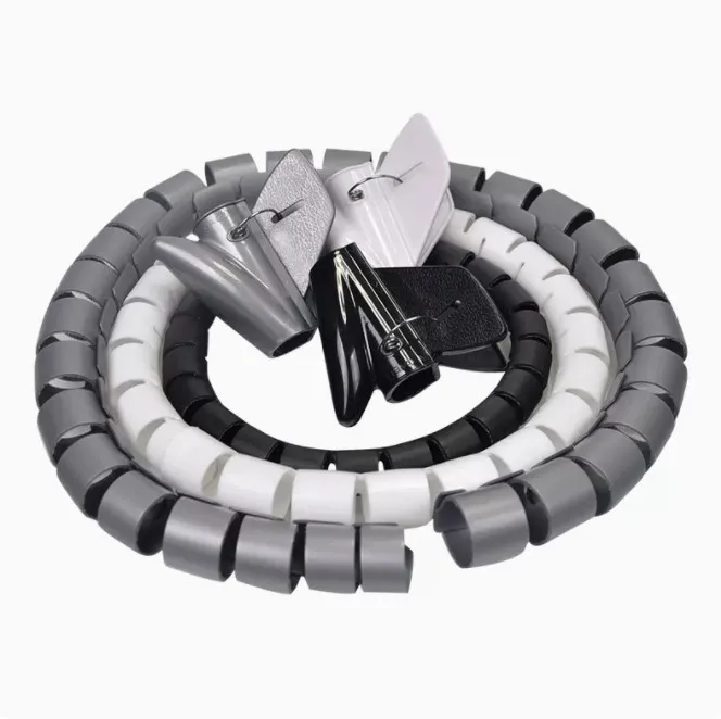 Hot sale Wrapping Hose Cable Organizer  PE Spiral Wrapping Band spiral cable management