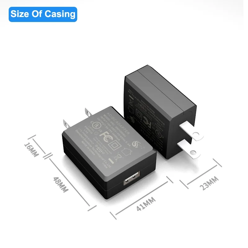 15w wall mount usb charger  5v 1a 2a 1000mA 2amp usb charger for CE ul SAA KCC PSE GS certified eu us jp kc ar plug