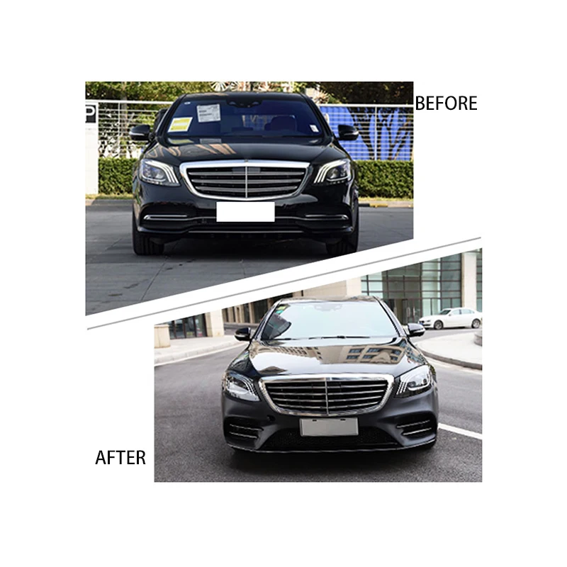 Fast Shipping car bumpers For mercedes benz s class upgrade kits s450 for mercedes benz s class w222 body kits