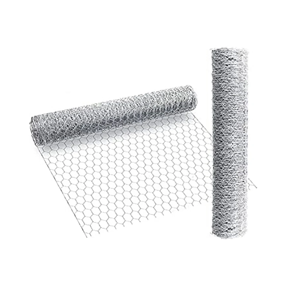 
Wholesale High Quality Galvanized or Pvc Coated Customized Size Hexagonal Chicken Mesh Fencing 