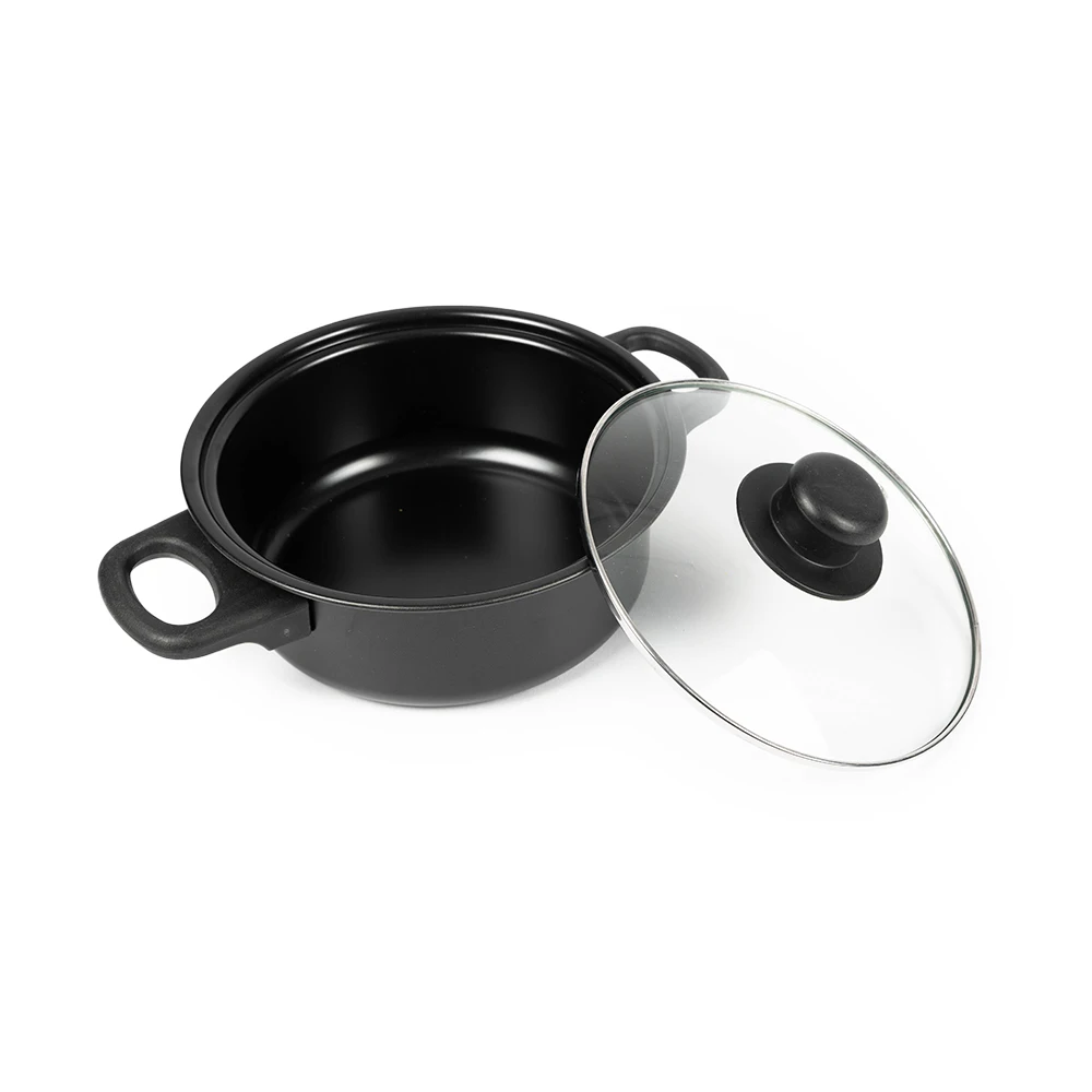 Smartpan  Customized Wholesale high grade Aluminum 13 Pcs Black Kitchen Non Stick cookware Utensils set