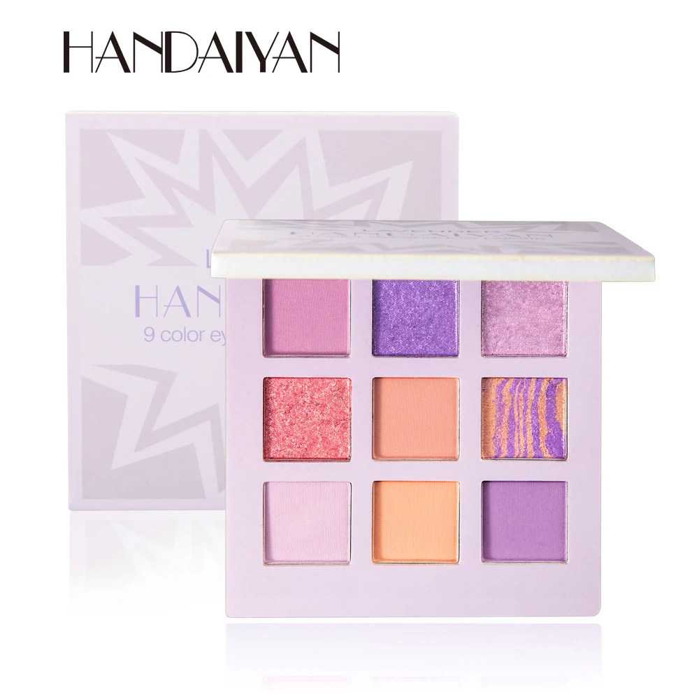 Handaiyan 9 Color Pearly Lustre Matte Eyeshadow Jiugongge Makeup Makeup Plate Mashed Potato Eye Shadow Makeup