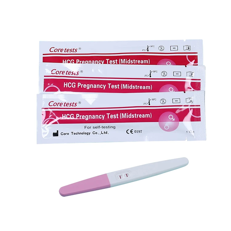 High Precision Urine Cassette Hcg Pregnancy Rapid Test With Ce