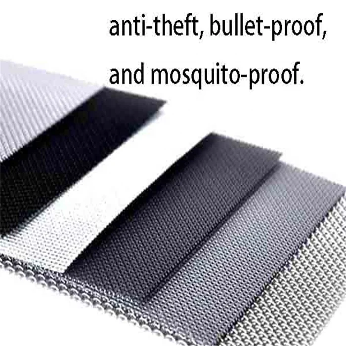 Bullet Proof Stainless Steel Security Screen Mesh 0.5mm to 1.9mm SS316 For Window Door/Stainless Steel Security Wire Mesh