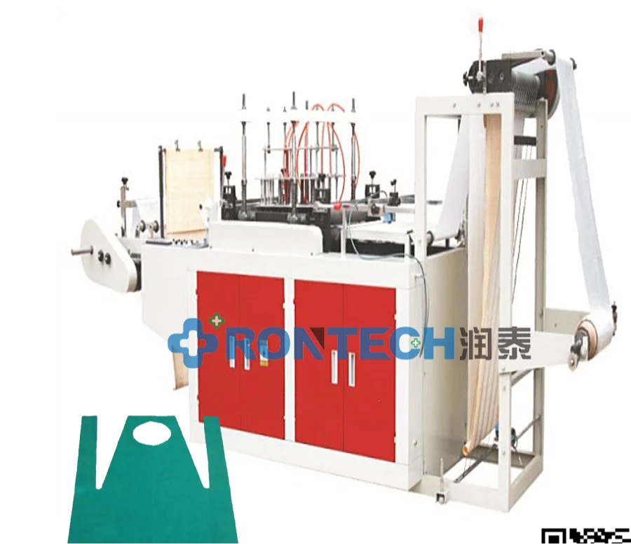 Промышленная одноразовая машина для изготовления пластиковых фартуков