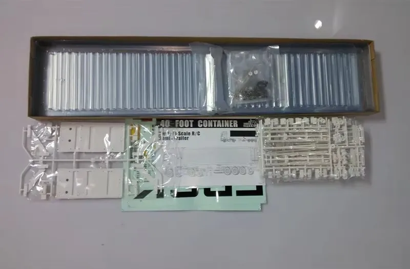 Original 1/14 2 Axle Open Door 1851 Tractor Trailer Car Remote Control Model Truck Car Head KIT Outdoor Toys Christmas Gift