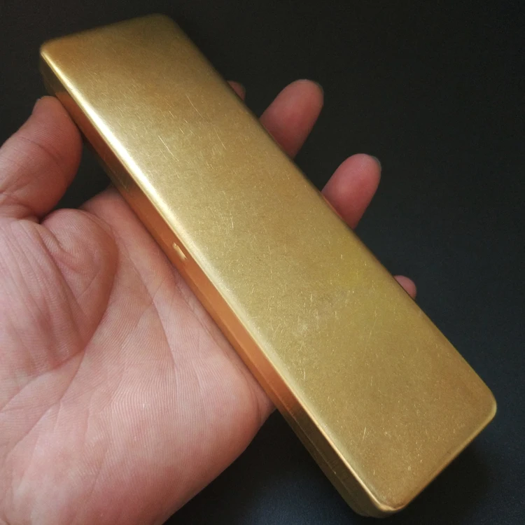 
Brass Pen Holder Vintage Copper Pencil Box Cases 