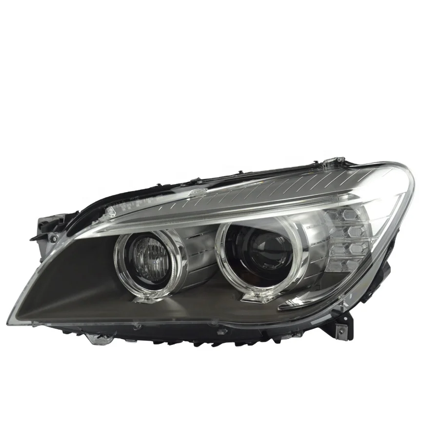 Kabeer headlight for  BMW 2009 7 series F01/F02 upgrade to 2014 F02 facelift new led angel headlights