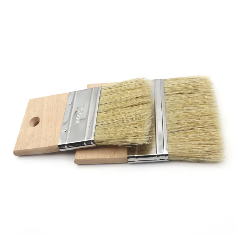Factory custom acrylic paint professional artist oil paint brush types bristle hair chalk artist brush
