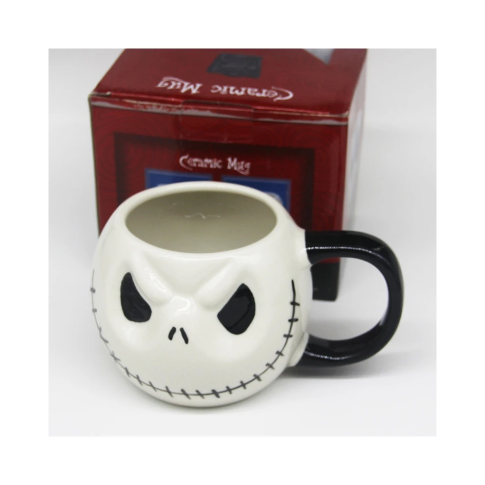 Halloween Spoof Pumpkin King Jack SkellingtonFace Ceramics Mugs coffee mug Milk Tea office Cups Drinkware the Best birthday Gift