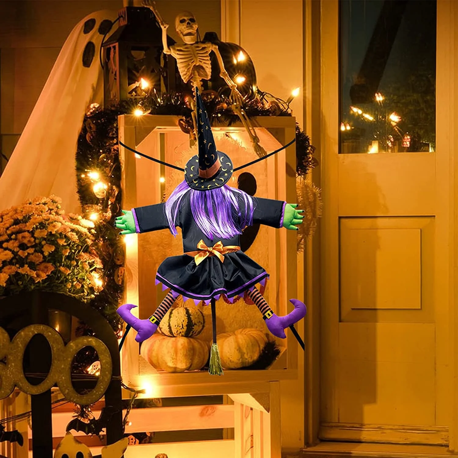 Ready to ship cheap promotion crashing witch into tree