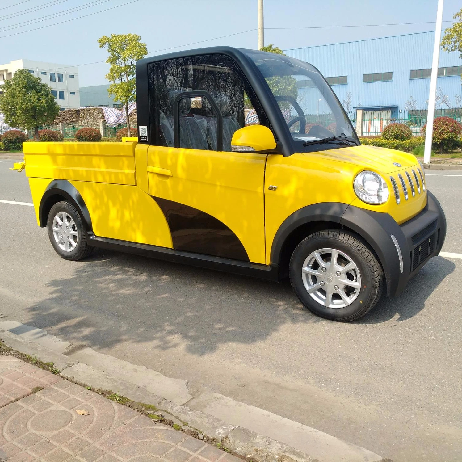 Купить автомобиль из Китая Электрический мини-Пикап 4 колеса с тележкой для гольфа L7e