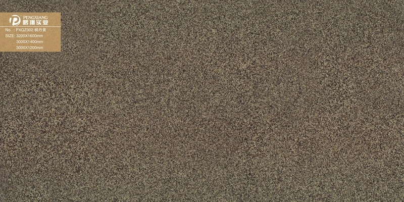 Pengxiang OEM/ODM Chinese Fashion Yellow Stone table Good Price 3200mm*1600mm Artificial Quartz Slabs For Kitchen Countertop
