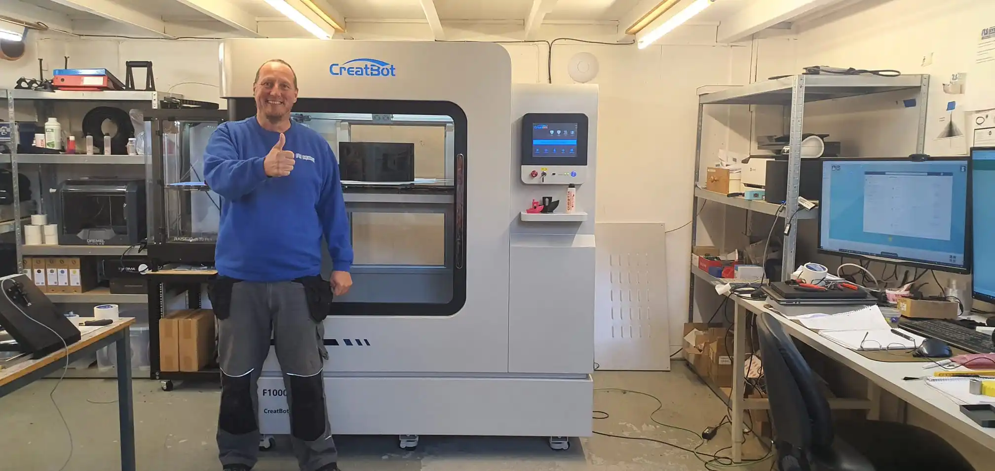 Creatbot F1000 3d printer upgrade of ender 3 pro  FDM big 3d printer for industry impresora 3d  high temperature