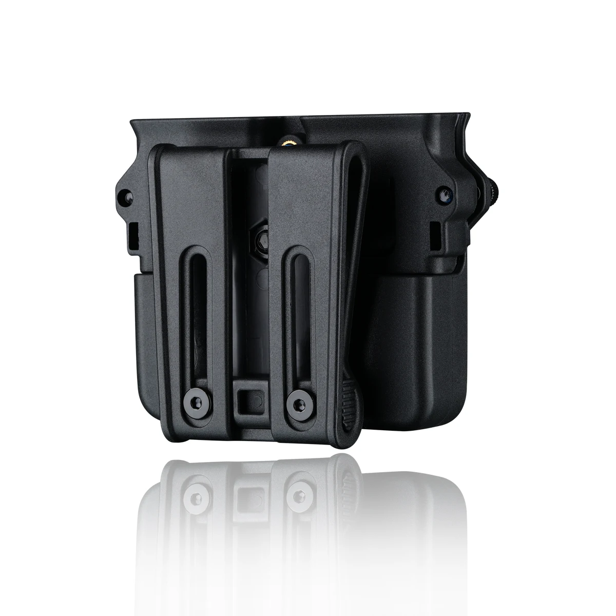 Cytac universal double pouch polymer holster can be adjusted