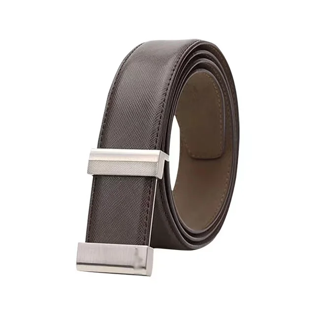 Factory wholesale 18018 Commercial casual style PU leather mans wallet & belt business gift set