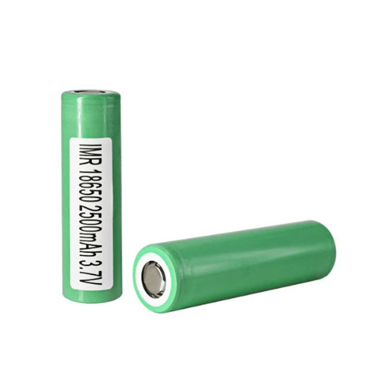 2021 Best selling Green 100% Original Rechargeable INR18650 25R 2500mAh 20A 3.6v Flat Battery For battery packs