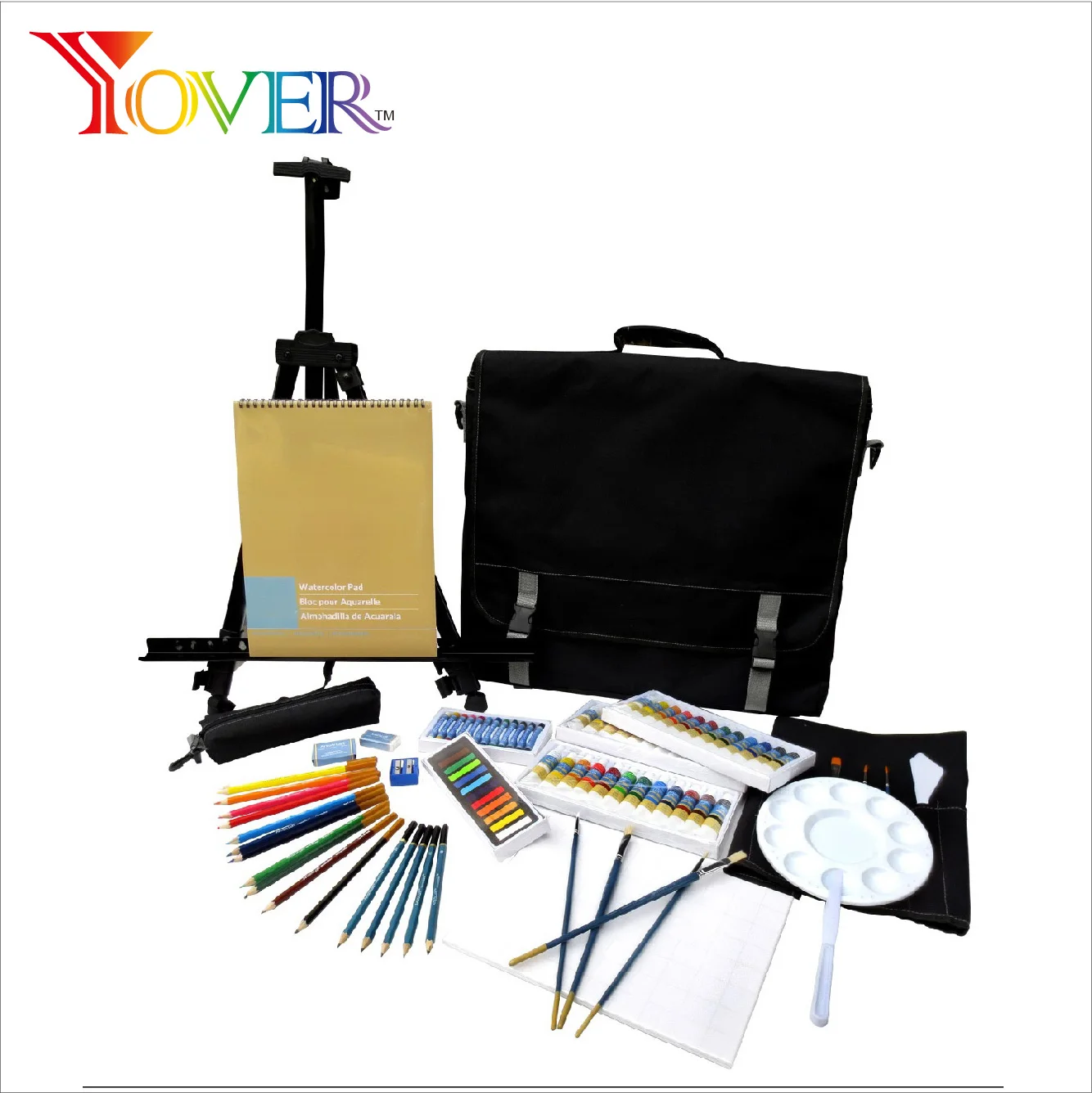 High Quality Art Drawing Painting Writing Wood Pencil Set Nylon Package Art Set
