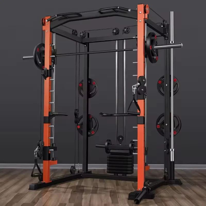Wholesale Sport Folding Gym Bench Smith Machine Functional Weight Cage Squat Power Rack