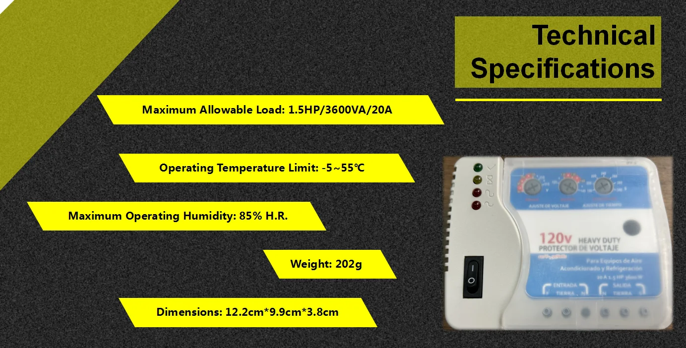 Natural AC Voltage Protector Auto Voltage Regulator Fridge Protector UK Type