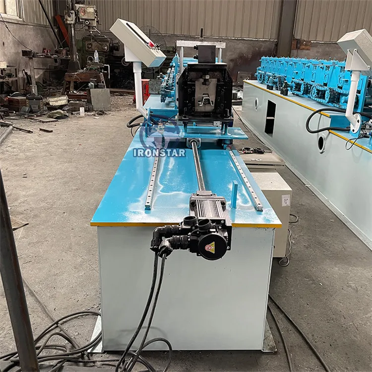 High Speed Metal Ceiling Furring Channel Cold Roll Forming Machine With Keel Making Capability