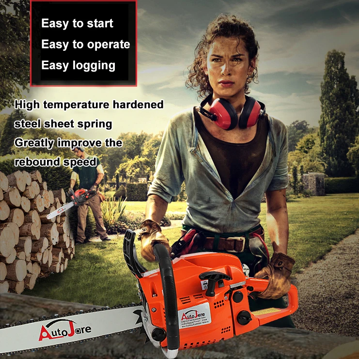 
Autojare high quality 52CC chain saw high power cordless chainsaw machines 