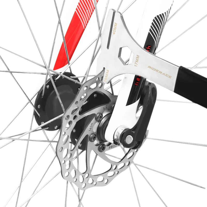 RIDERACE Bicycle Disc Brake Correction Wrench MTB Bike Brake Rotor Alignment Truing Tool For Road Cycling Adjustment Repair Tool