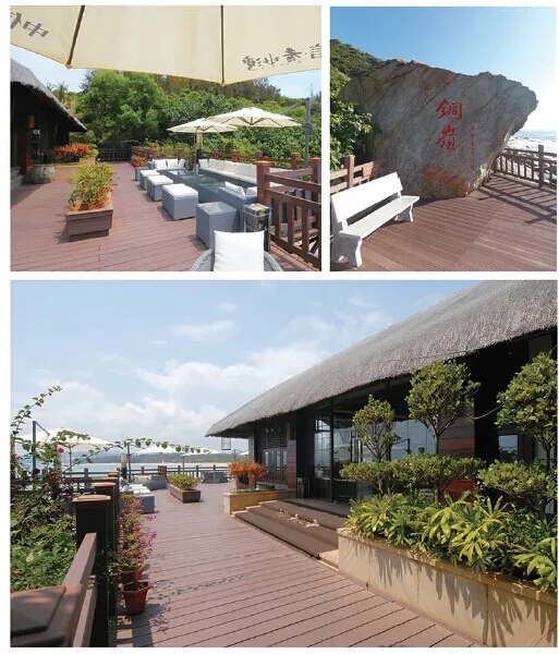 Wholesale price laminate engineered flooring wood plastic composite wpc outdoor terrace wpc decking flooring board