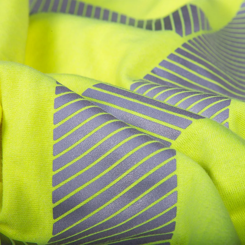 OEM Hi Vis Yellow Modacrylic Welding Fire Retardant Knit FRC Reflective Mechanic Safety Fireproof Flame Resistant FR Work Shirt