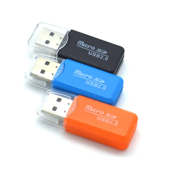 High Speed Mini Micro design T-flash Tf Sd Card Reader Usb 2.0 Adapter Memory Card Reader