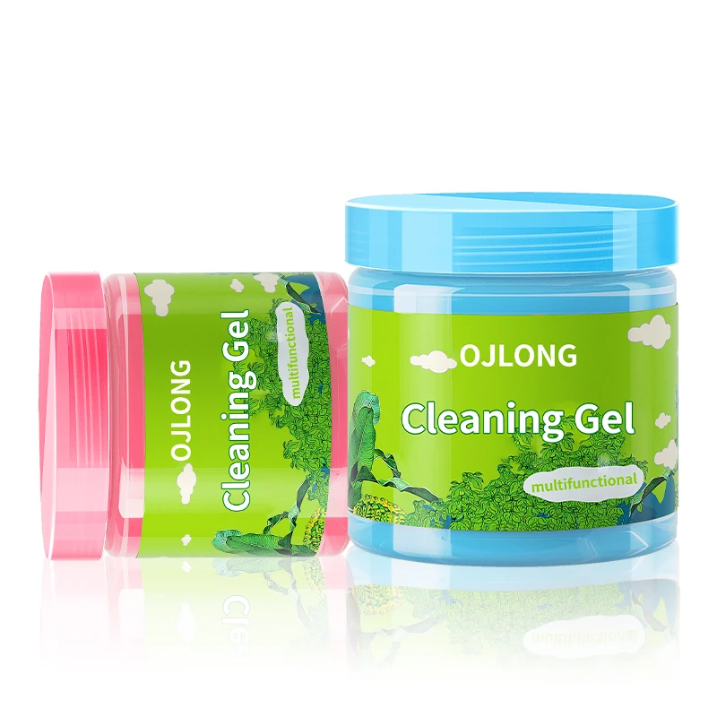 160g Convenient Jelly Cleaning Gel Repeated Use Cleaning Gel For Car Interior Skin-friendly