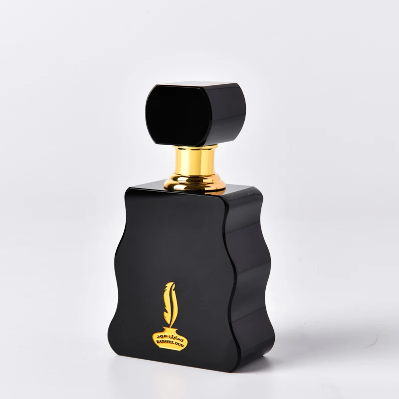 Customize Your Logo 3ml Empty Packing Bottle Black Luxury Glass Perfume Bottle