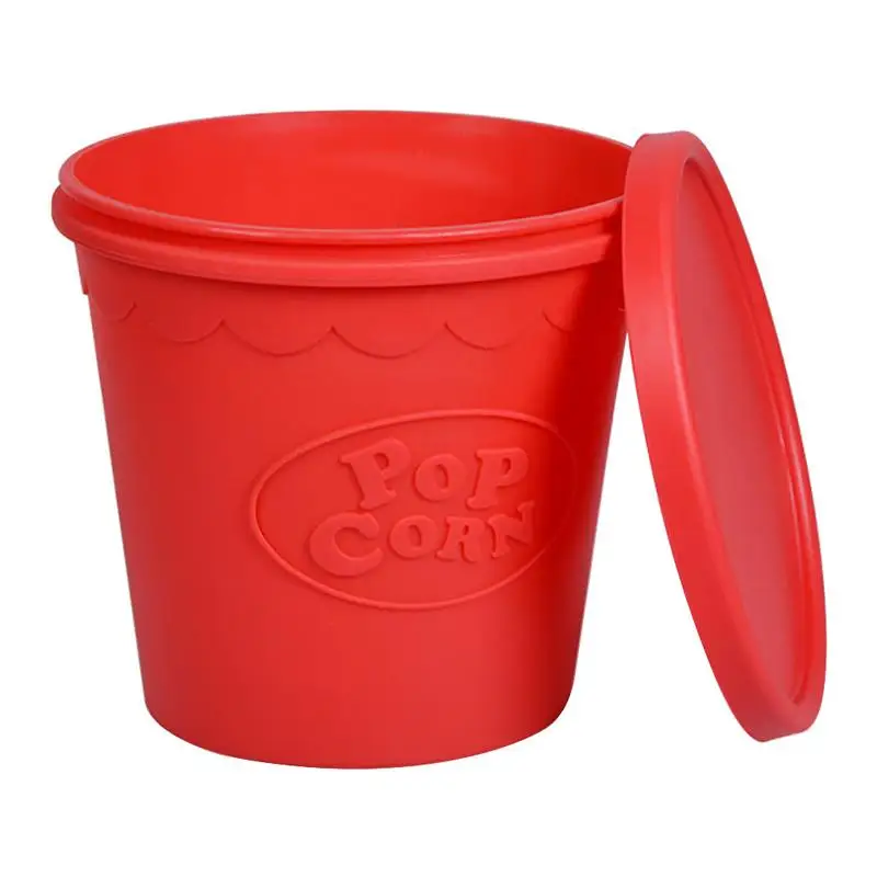 Silicone Popcorn Bowl Home Microwaveable Pop Corn Maker Bowl Microwave Safe Popcorn Bakingwares Bucket