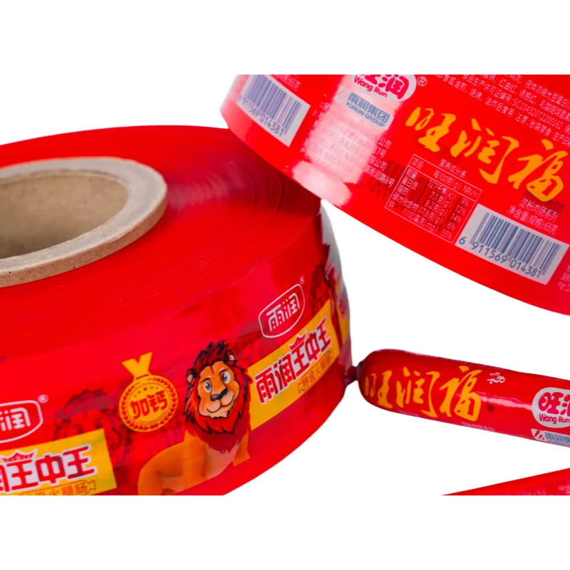 China Manufacturer Artificial Plastic Nylon  Sausage Casing For   Sausage packaging Ham Chicken Beef  Pork Sausage