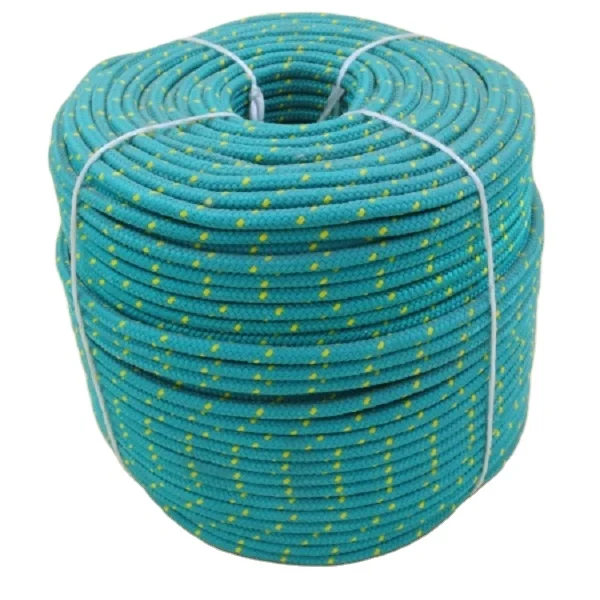 Hot sale double braided polyester tent cordage guy line for camping, best outdoors products.
