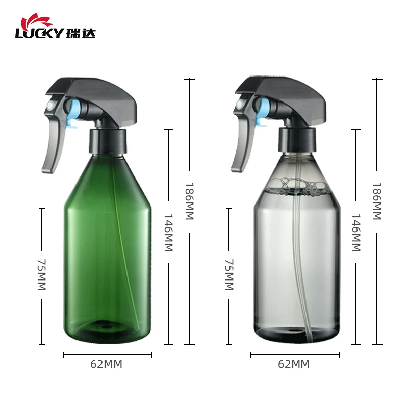 300ML Green Mini Trigger Sprayer Plastic Water Spray Bottle