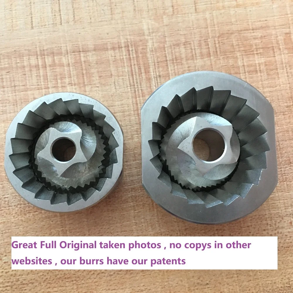 Disposable original coffee grain grinder, specialized refill filter, coffee bean grain grinder, flat conical grain grinder