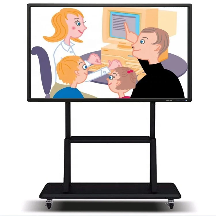 Clever Touch Flat Panel Screen Smart Board LED 55 Inch Tv Maxhub 55 Inch Interactive Whiteboard Pen/finger Touch 68 Kg DLED AMH