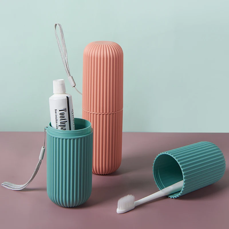 
Custom Carrying Plastic Organizer Traveling Packaging Toothbrush Box Case 