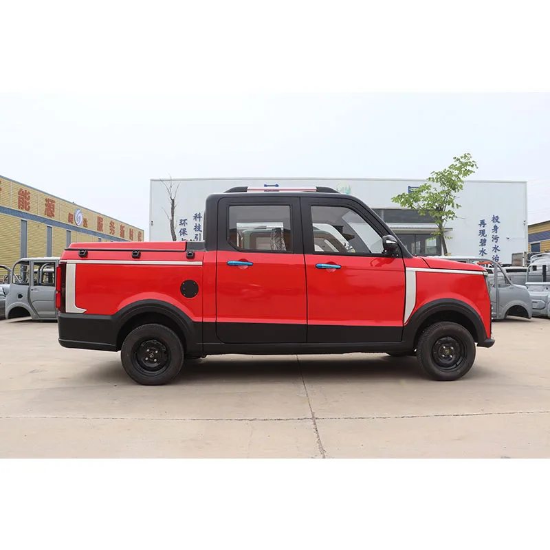 KEYU New Product Electric 4 seats pick up  trucks delivery vans for sale