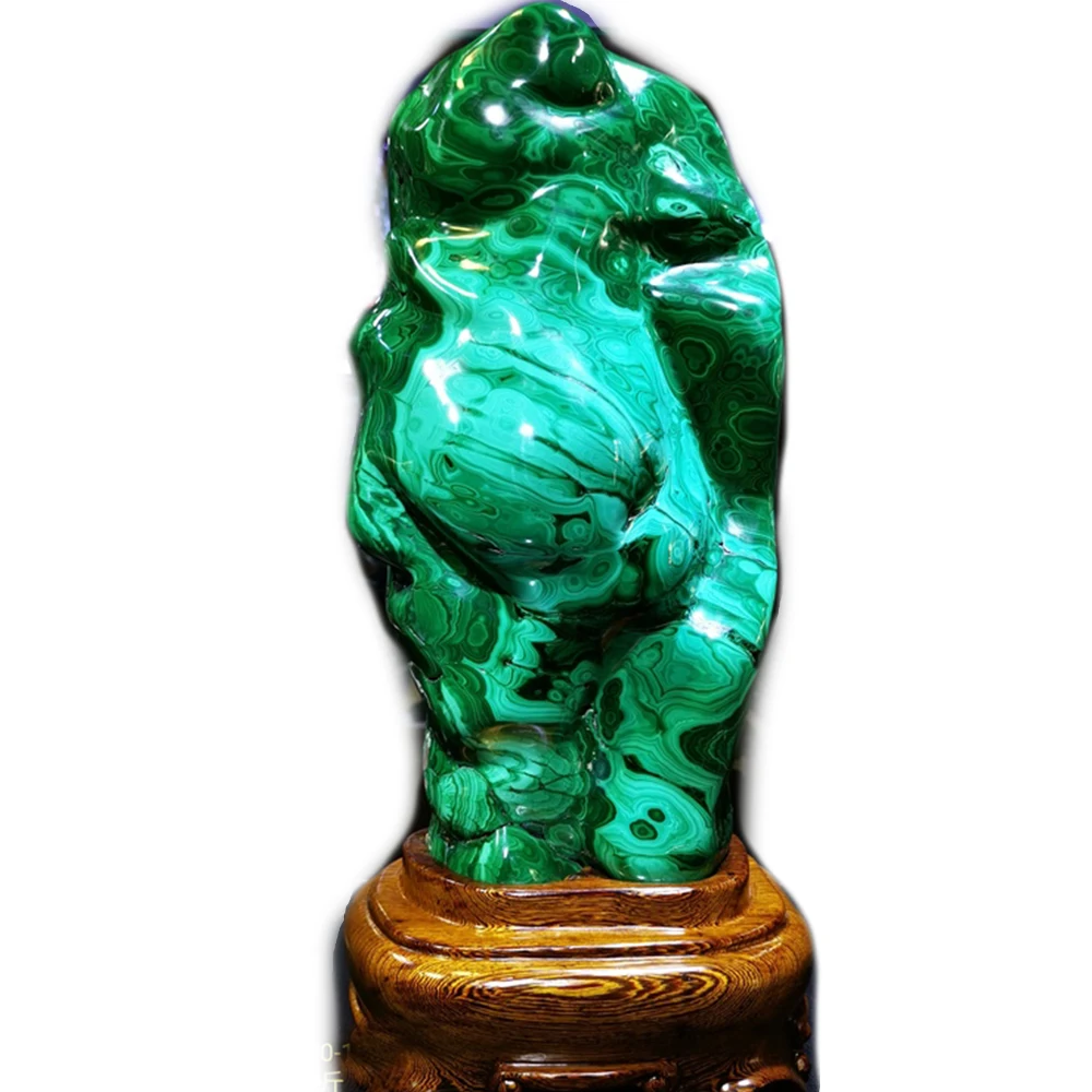 18,6 кг 20x11x49 см натуральные большие минеральные образцы грубый полированный необработанный малахит камень для продажи